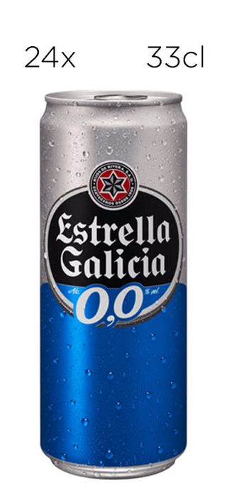 Cerveza Estrella Galicia 0,0 (33 Cl.)