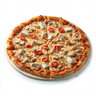 Pizza De Cheese And Chicken (25 Cm.)