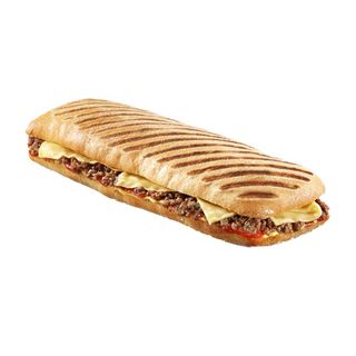 Panini & Fromage & Viande Hachée & Un Pot De Dègue