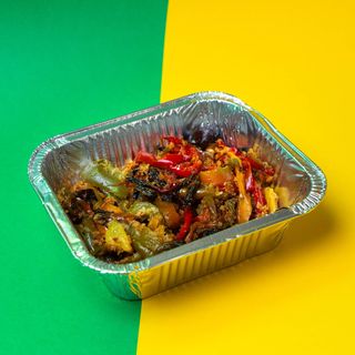 Polpette di limone e peperoni gratinati