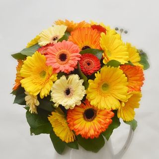 Buchet 15 gerbera mini culori asortate