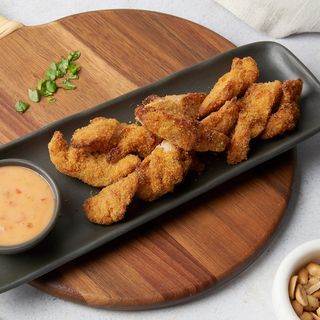 Lágrimas de pollo con mayonesa agridulce