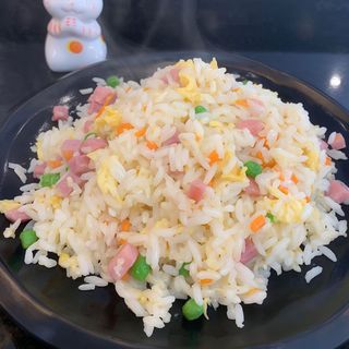 Arroz Frito Con Tres Delicias