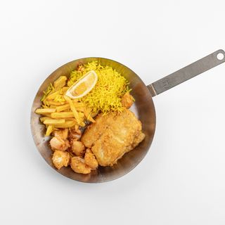 Рыба и кальмары 