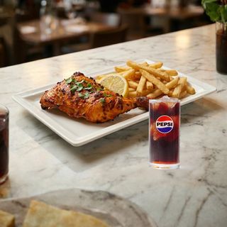 Chicken Tikka Quarter Meal