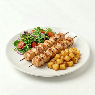 Plato De Pinchos De Pollo