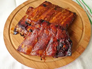 Żeberka Wieprzowe w Miodzie i sosie bbq