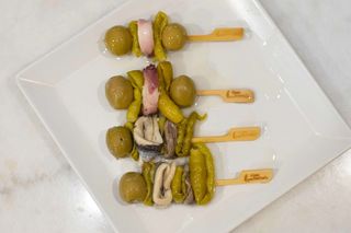 Zestaw 4 hiszpańskich gildas "Owoce morza"