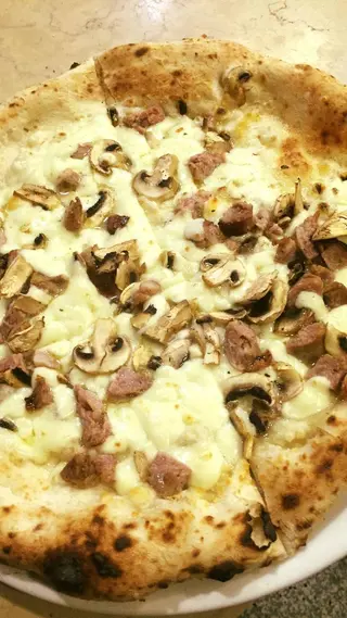 Mozzarella, funghi e patate