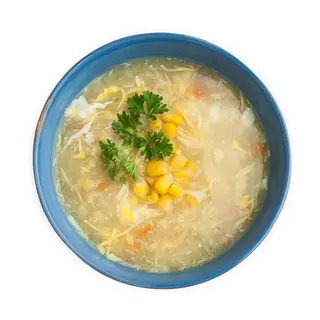 Sopa De Maíz Con Pollo
