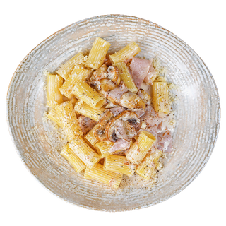 Rigatoni Panna - Prosciutto e Funghi