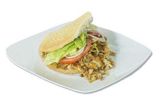 Kebab pita especial de la casa