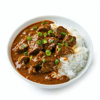 Arroz Frito Con Ternera En Salsa