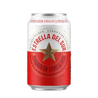 Lata cerveza Estrella del sur