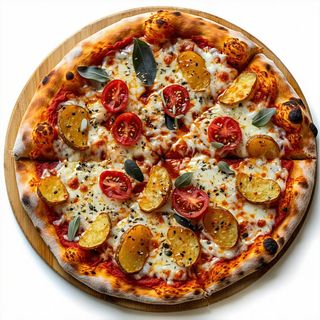 Purpuzza e patate arrosto