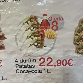 Oferta kebab Segovia 8