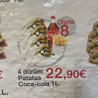 Oferta kebab Segovia 8