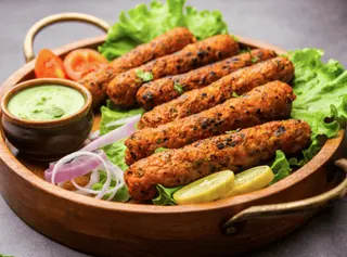 Mutton seekh kebab