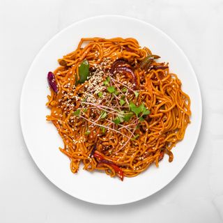 Stakleni rezanci s povrćem