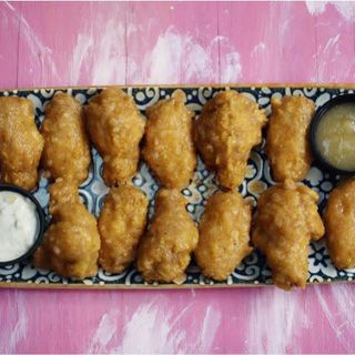 Bourbon wings 12 alitas