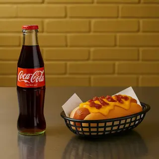 Baconcheese Dogz + bibita