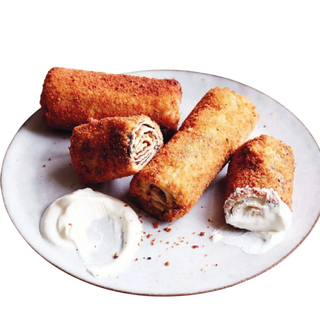 Pohovane palačinke sa pršutom