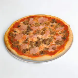 Cotto e funghi