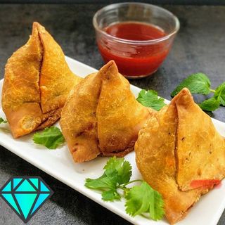 Vegetariano samosa - 3 pezzi