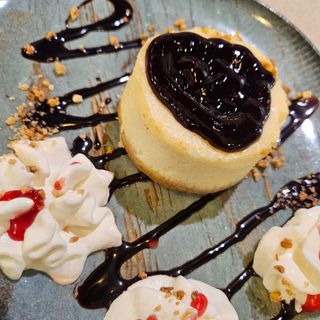 Chesscake de Queso Payoyo con Jalea de Arandanos