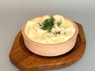 Мініхінкалі сир у соусі Дор Блю (350гр)