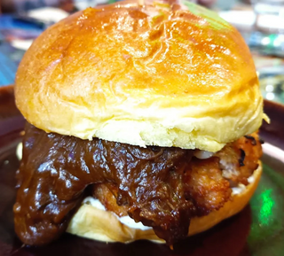 Hamburguesa krunch hot chicken