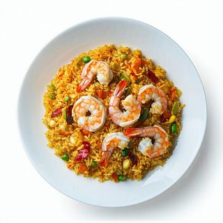 P16 Riso al curry con gamberi