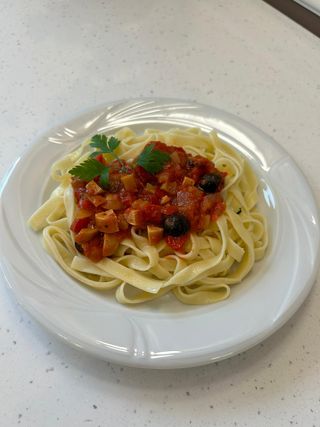 Tagliatele cu sos picant