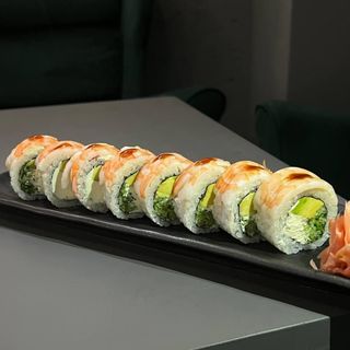 Philadelphia con gambas