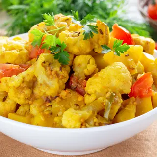 Aloo Gobhi (Картофель с Цветная капуста)