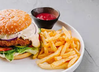 Puccia Con Hamburguesa