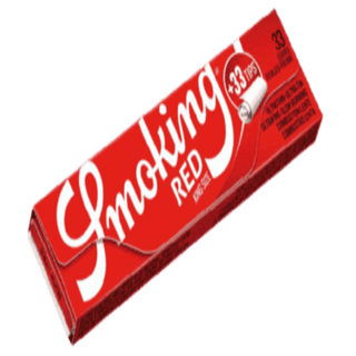 Smoking Rojo + Filtro Cartón