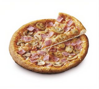 Pizza Con Carne Mixta Y Champiñón (33 Cm.)