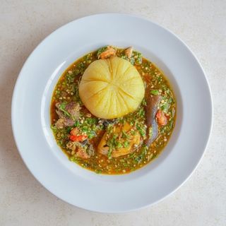 Placali Sauce Köpè Poisson Fumé, Kplo