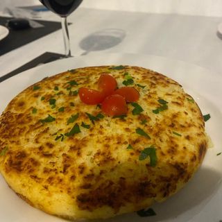Batata Rosti calabresa, bacon  e catupiry
