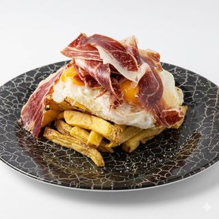 Huevos Rotos Con Jamón