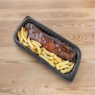 Costillar de cerdo a la miel