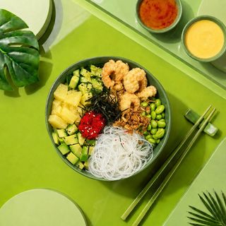 Poke Funchoza Shrimp