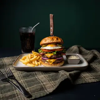 Egg Supreme burger