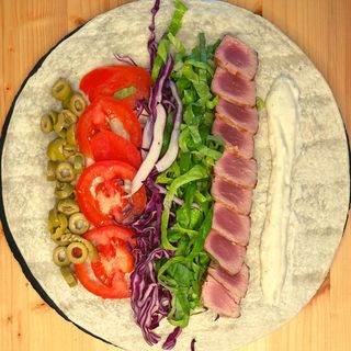 Tuna gourmet wrap