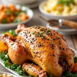 Poulet rôti complet 