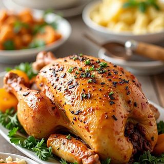Poulet rôti complet 