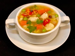 Суп гороховий з  куркою (350г)