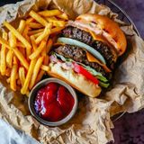 Double Beef Burger + Fries and a soda