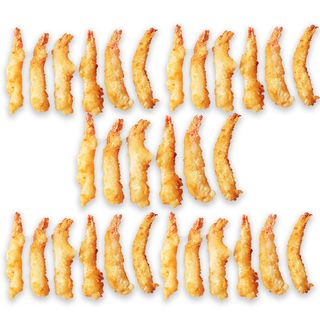 Krewetki w tempurze i panko 15 szt. + 3 sosy